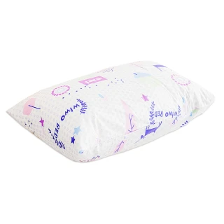 【米夢家居】夢想家園系列-100%精梳純棉信封式標準枕通用布套(白日夢二入)