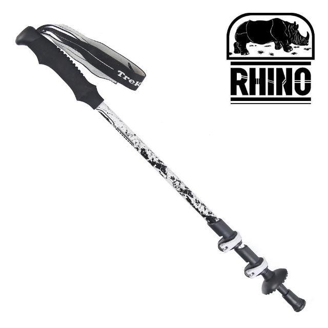 【RHINO】快扣登山杖 健行杖(白)
