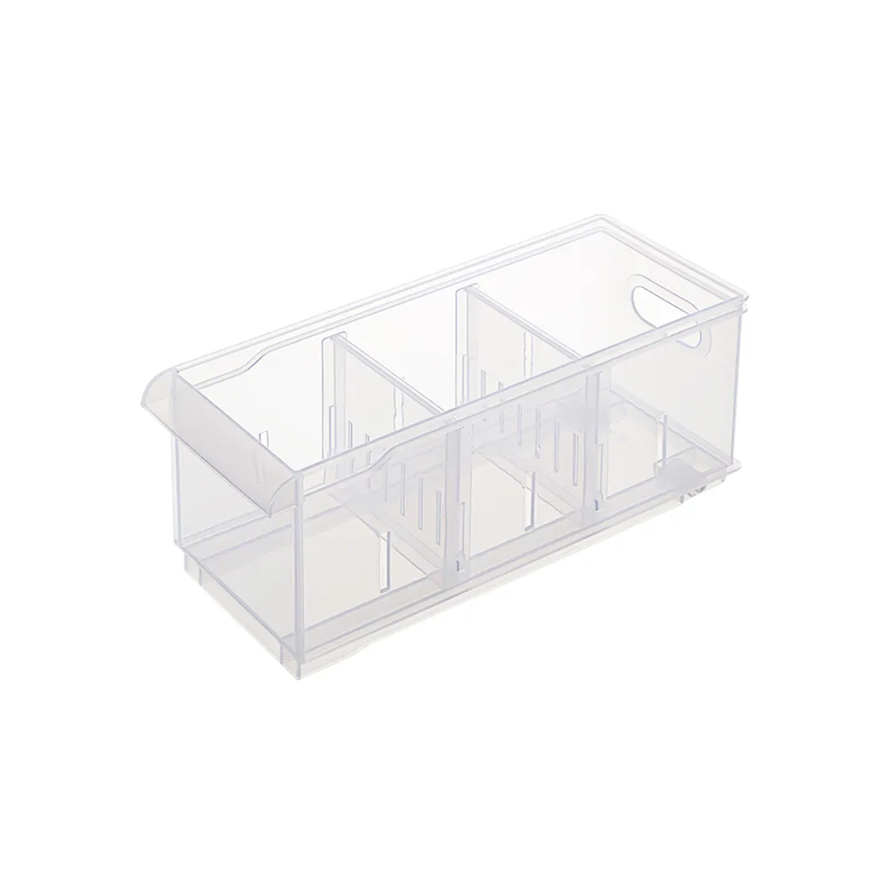 【真心良品】諾可隔板多用途整理盒小款_附輪(6入)