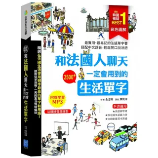 彩色圖解  和法國人聊天一定會用到的生活單字（附贈法籍錄音員錄製學習 MP3）