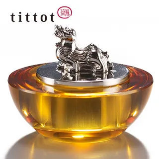 【tittot 琉園】天賜福祿聚寶盆_客戶禮贈5入組(送禮/琉璃/禮物/玻璃/水晶/藝術品/擺飾/禮贈/企業/故宮)