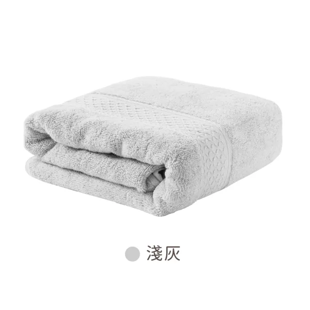 【Incare】100%純棉厚款素色大浴巾組(超值3入組/6色任選)