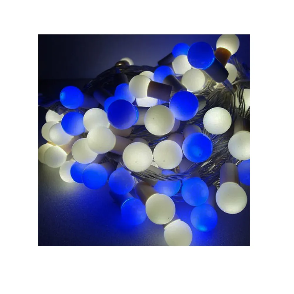 【摩達客】100燈LED燈串聖誕燈(附控制器跳機 高亮度又省電)