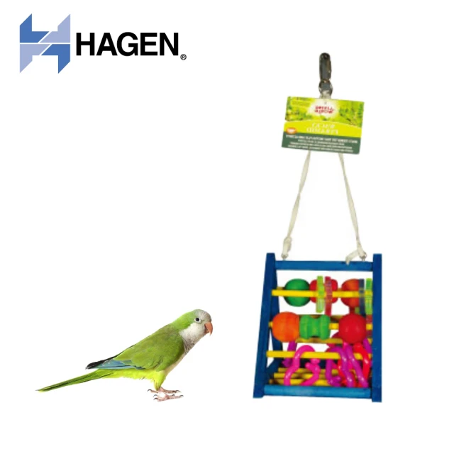 【HAGEN 赫根】Living World 鳥玩具金字塔益智遊戲組-中大型(81782)