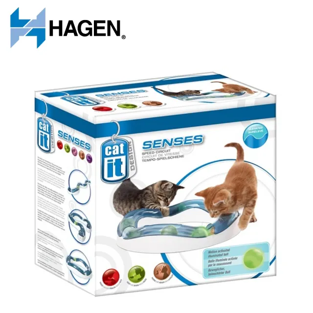 【HAGEN 赫根】CAT IT系列貓咪益智解壓玩具《無限延伸坡地競速場》(50735)（貓玩具）