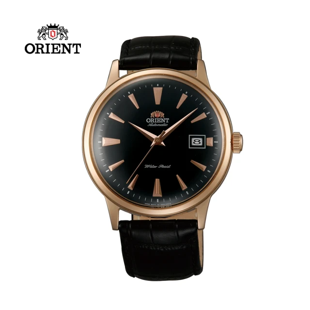 ORIENT 東方錶 DATEⅡ機械錶 皮帶款 黑色 - 40.5 mm(FAC00001B)