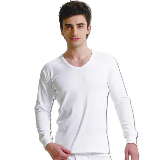 【pierre cardin 皮爾卡登】6件組速乾機能排汗厚暖棉U領長袖衫(吸濕速乾 保暖舒適)