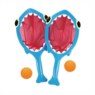 【Melissa & Doug 瑪莉莎】鯊魚接球組 感統感覺統合手眼協調遊戲(益智成長 邏輯建構 原裝進口)