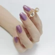 【ALLOYA 愛若雅】Y132 紫晶鑽寶藏-鐳射系列 香氛水指彩甲油(孕婦安全 可撕可剝)