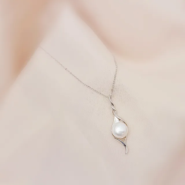 【彩糖鑽工坊】9MM 珍珠項鍊(簡愛 系列 淡水珍珠)