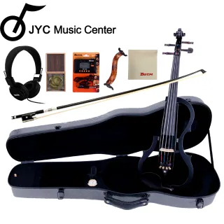 【JYC Music】新款SV-150S 靜音提琴(黑色限定套裝組~加碼配件大升級版)