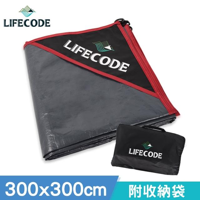【LIFECODE】加厚防水PE地墊300x300cm(地席)
