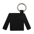 【agnes b.】衣服造型皮革鑰匙(黑)