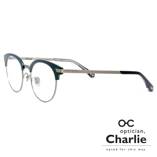 【Optician Charlie】韓國亞洲專利光學眼鏡FP系列(藍 + 銀 FP BL)