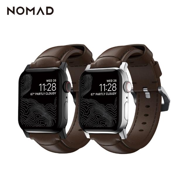 【NOMAD】Apple Watch 49/46/45/44/mm專用HORWEEN皮革錶帶(Apple Watch 全系列適用)