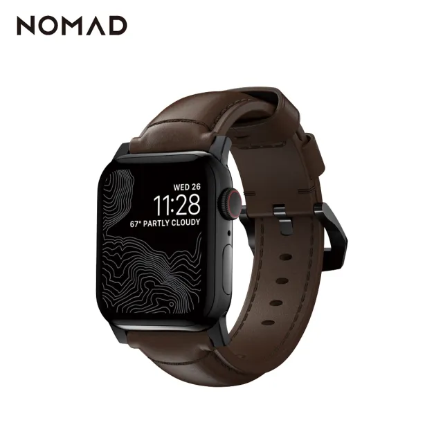 【NOMAD】Apple Watch 49/45/44/42mm專用HORWEEN皮革錶帶(Apple Watch 全系列適用)