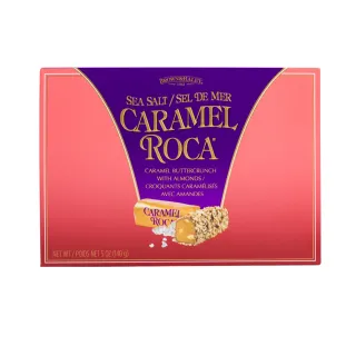 【樂家 ROCA】巧克力杏仁糖-焦糖海鹽 140g(巧克力)