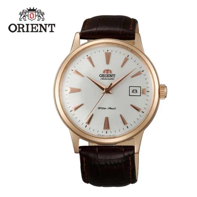 ORIENT 東方錶 DATEⅡ機械錶 皮帶款 玫瑰金 - 40.5 mm(FAC00002W)