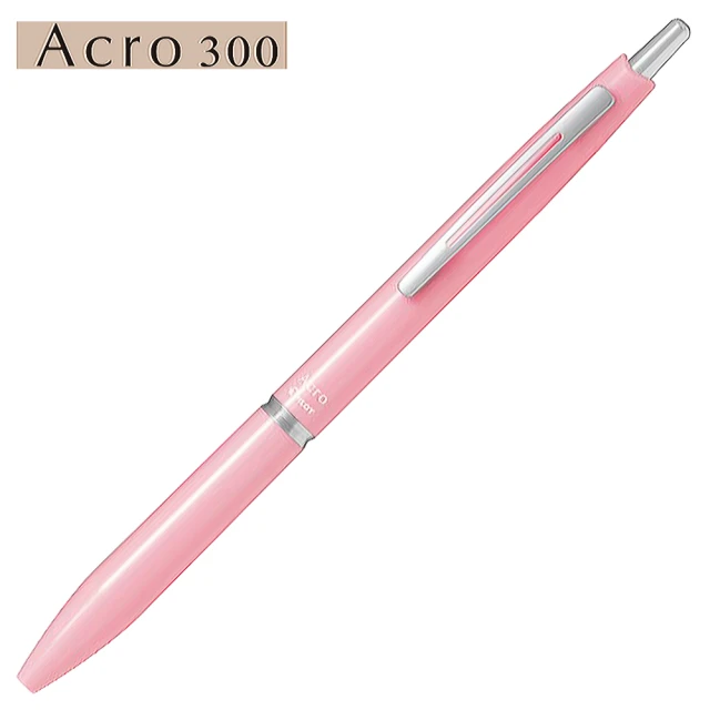 【PILOT百樂】BAC-30EF-SP  Acro300輕油筆(粉紅桿)
