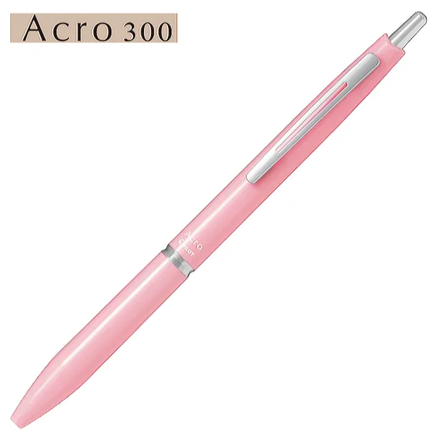 【PILOT百樂】BAC-30EF-SP  Acro300輕油筆(粉紅桿)