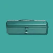 【TRUSCO】山型單層工具箱-銅綠(Y-350-GN)