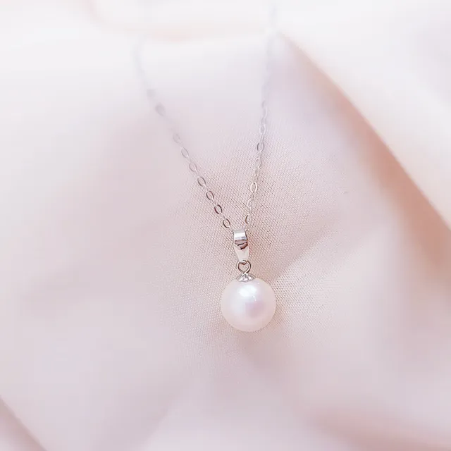 【彩糖鑽工坊】8MM 珍珠項鍊(簡愛 系列 淡水珍珠)