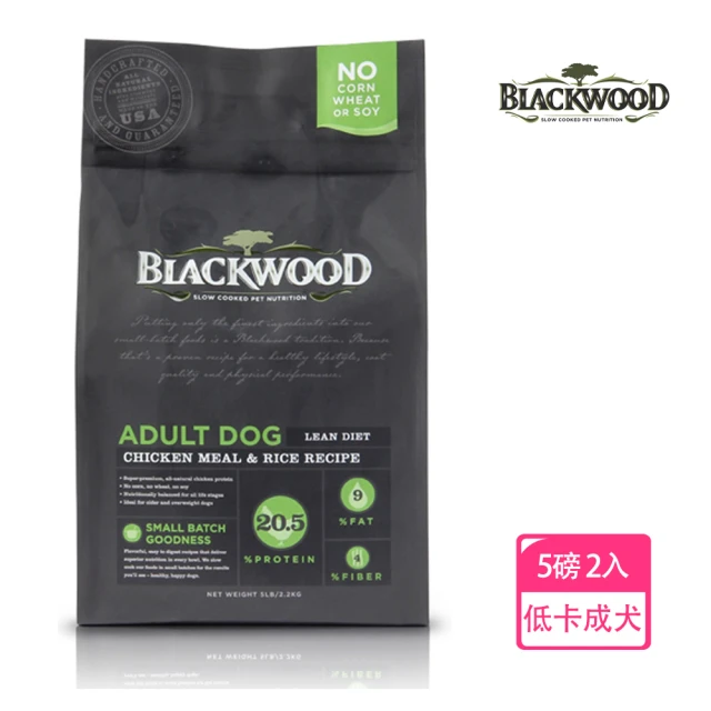 BLACKWOOD 柏萊富 特調低卡保健配方-5磅*2入(雞肉+糙米)