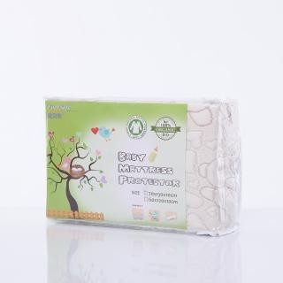 【EverSoft 寶貝墊】有機棉嬰兒床保潔墊- 70x130x10cm(100%防水透氣 全有機棉製作 環保安全)