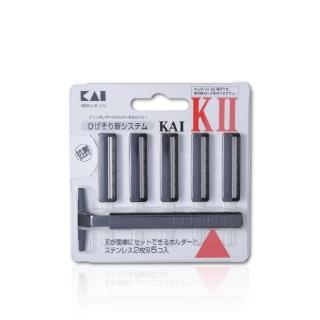 【KAI 貝印】貝印2刀刃刮鬍刀(男性 鬍子 乾淨)
