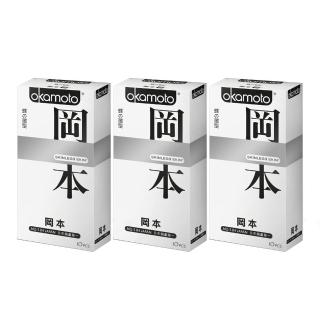 【Okamoto岡本】Skinless Skin 蝶之薄型保險套10入*3盒(共30入)