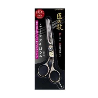 【海夫健康生活館】日本GB綠鐘 匠之技 鍛造 不銹鋼 打薄 理髮剪刀(G-5002)