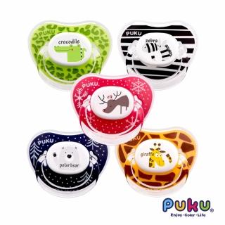 【PUKU 藍色企鵝】PUKU Animal初生安撫奶嘴-2入(款式隨機出貨)