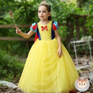 【Kori Deer 可莉鹿】女童萬聖節變裝派對造型服裝公主服-多款-短袖-白雪公主(禮服造型攝影寫真)