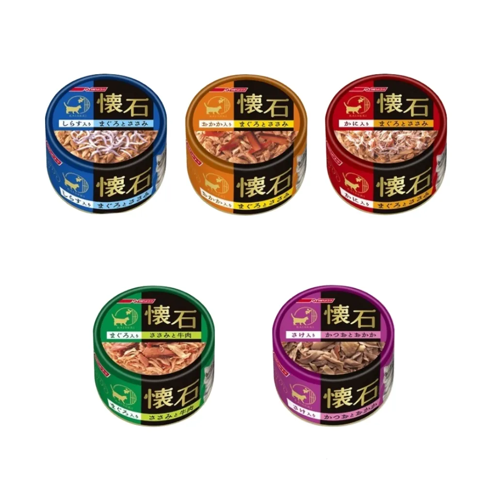 【日本PETLINE】懷石貓罐 80g*24罐組(貓罐 副食 全齡貓)