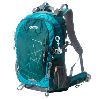 【PolarStar 桃源戶外】透氣網架背包30L『藍』P18713(自助旅行 多隔間 登山背包 後背包 肩背包 行李包)