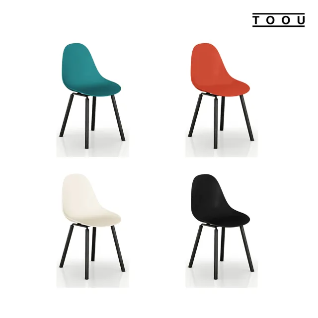 【YOI傢俱】義大利TOOU品牌 坎帕休閒椅-黑色橡木椅腳 8色可選(YPM-151101)
