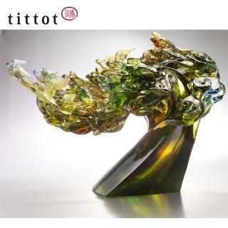 【tittot 琉園】喬遷 擺飾(送禮/琉璃/禮物/玻璃/水晶/藝術品/擺飾/禮贈/企業/)