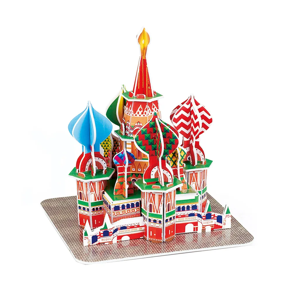 【FUN PUZZLE】3D立體拼圖-聖瓦西里大教堂(DIY手作/益智玩具/交換禮物)