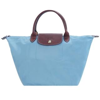 【LONGCHAMP】Le Pliage 短把摺疊水餃包(中/極地色)