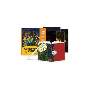 【JOANMIRO】童話故事刮畫紙-阿里巴巴(附刮畫筆)