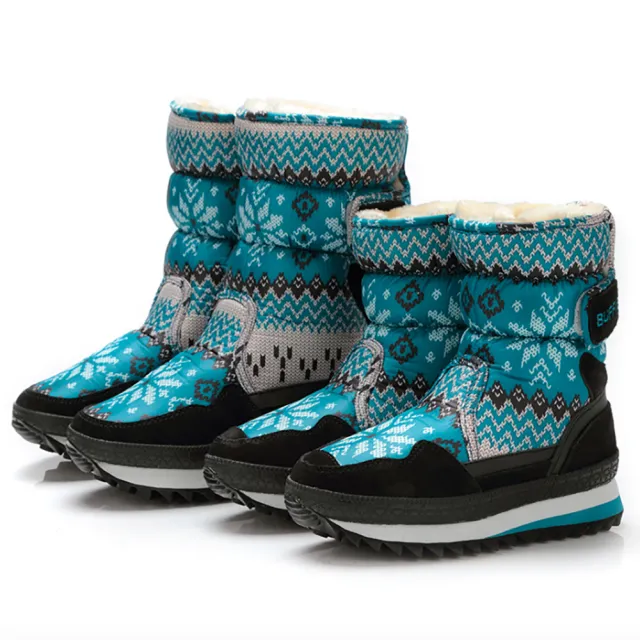 【Kidsfam】芬蘭漫遊防水羽絨保暖太空靴(低調灰親子款大小全尺碼)