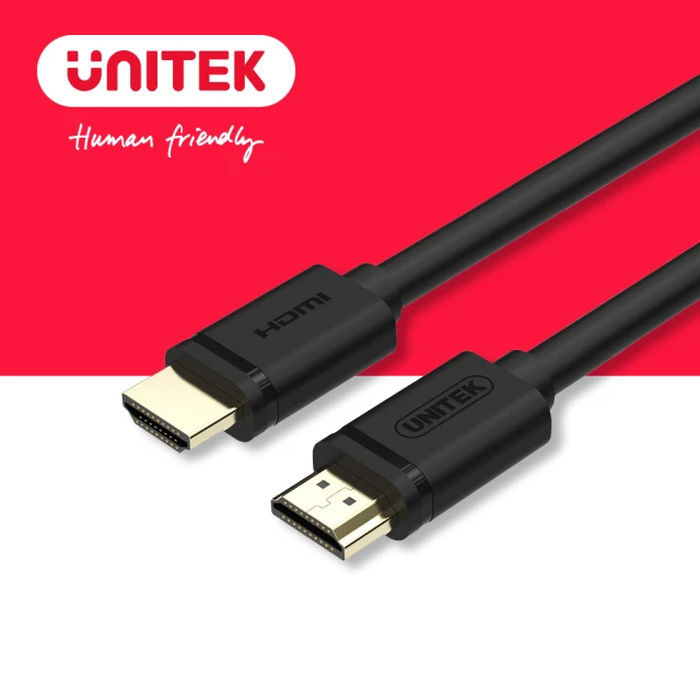 【UNITEK】2.0版HDMI高畫質數位傳輸線1M Y-C136M(HDMI)