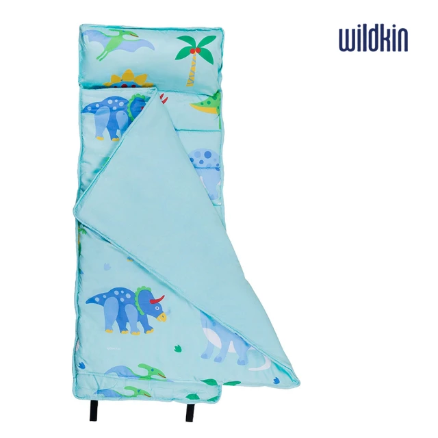 【美國Wildkin】無毒幼教兒童睡袋/午覺毯/兒童睡袋(49408 恐龍樂園)