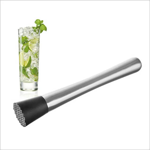 【VACU VIN】荷蘭 不鏽鋼搗棒 20.5cm / 碎冰棒 碎冰槌 搗泥棒 搗碎棒 調酒用具