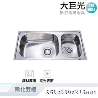 【大巨光】亮面0.7mm 水槽 適用不銹鋼-上崁(KL-205)
