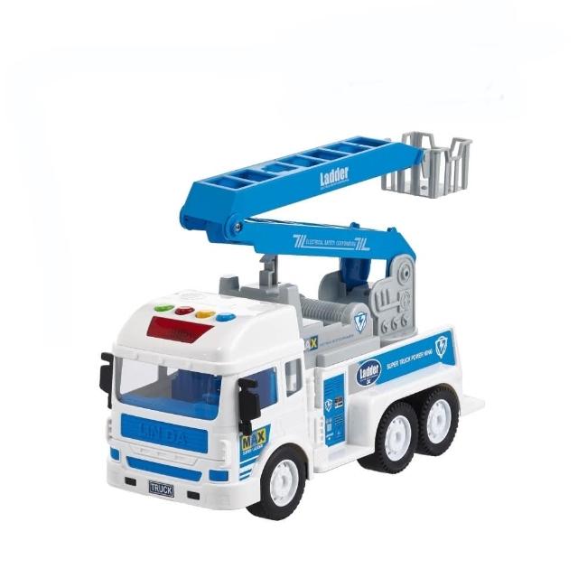 【Slider】聲光磨輪工程車 高空作業車 