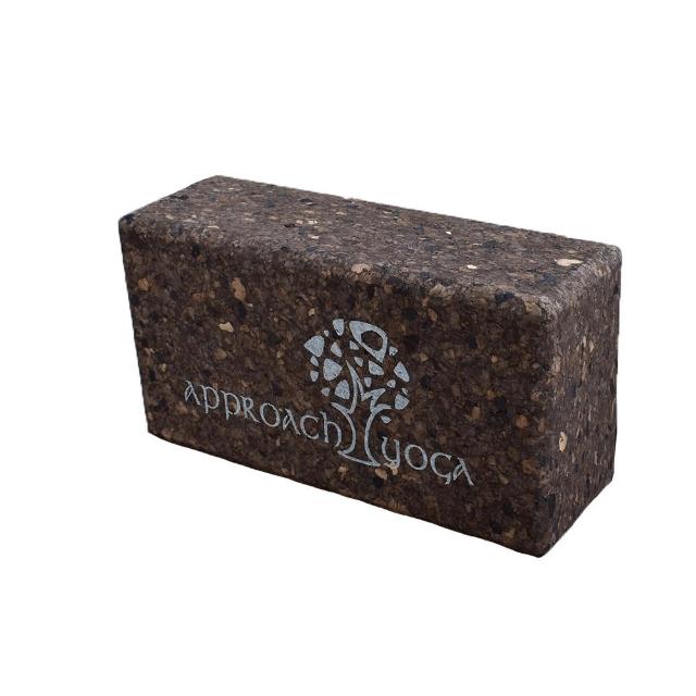 【Fun Sport】碳化葡萄牙軟木瑜珈磚-2入(瑜伽磚 Yoga brick Cork Yoga brick)