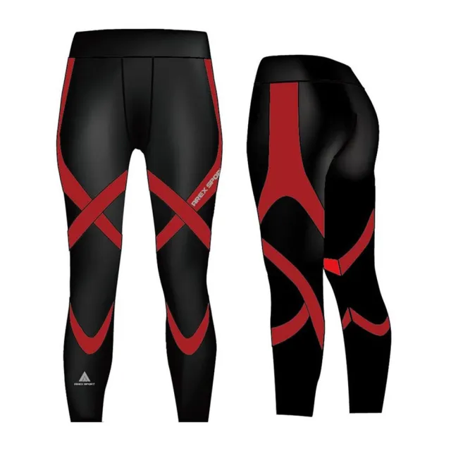 【AREXSPORT】男款強力包覆重壓縮褲(慢跑/馬拉松/健身/登山/極限運動/台灣製壓力褲)