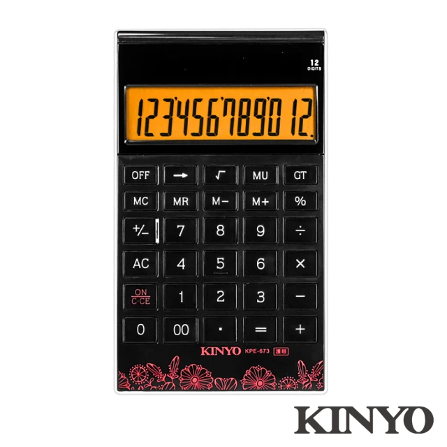 【KINYO】太陽能計算機(KPE673)