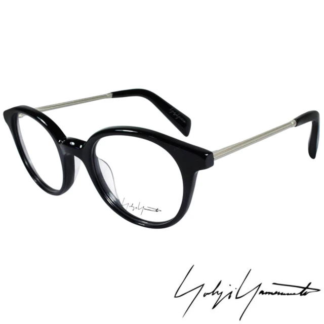 【Y-3山本耀司】Yohji Yamamoto山本耀司時尚圓框造型光學眼鏡(黑YY1008-019)